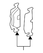 Original BMW Rear Brake Pad Set For X5 E70 X6 E71 E72 - Genuine OEM 34216776937, 4-Piece Kit With Wear Sensor