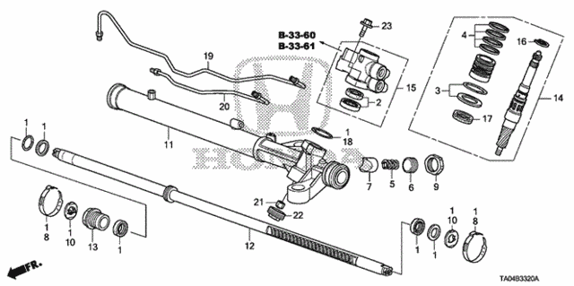 P.S. Gear Boxcomponents for 2010 Honda Accord #0