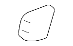 728680E070C0 - Body: Hinge Cover for Toyota Image