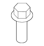 1121N8021 - Body: Battery Tray Bolt for Nissan: Altima, ARIYA, Kicks, LEAF, Micra, Qashqai, Rogue, Rogue Sport, Versa Image