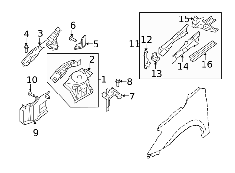 Lock & Hardware for 2009 Nissan Altima #3