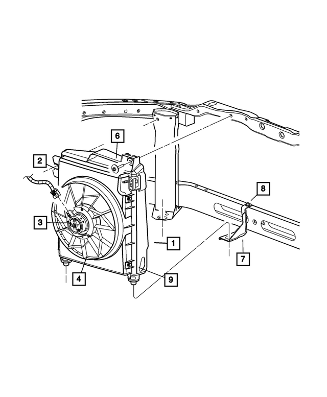 5072993AB - Air Conditioning &amp; Heater: A/c Condenser for Mopar Image