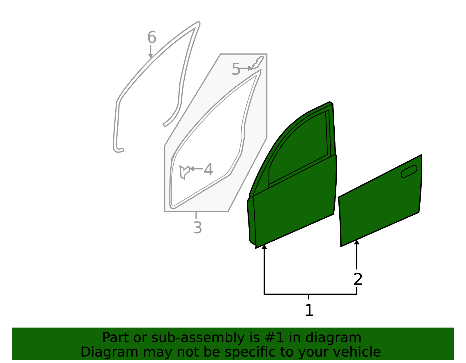 BBY4-59-02XF - Door Shell 2010-2013 Mazda 3 | Mazda-Parts