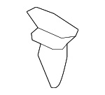 6786752030 - Body: Seal To Cowl Clip for Toyota: Avalon, Camry, Corolla, Echo, GR Corolla, Land Cruiser, Prius, Prius C, Prius Plug-In, Prius Prime, Sequoia, Sienna, Yaris Image