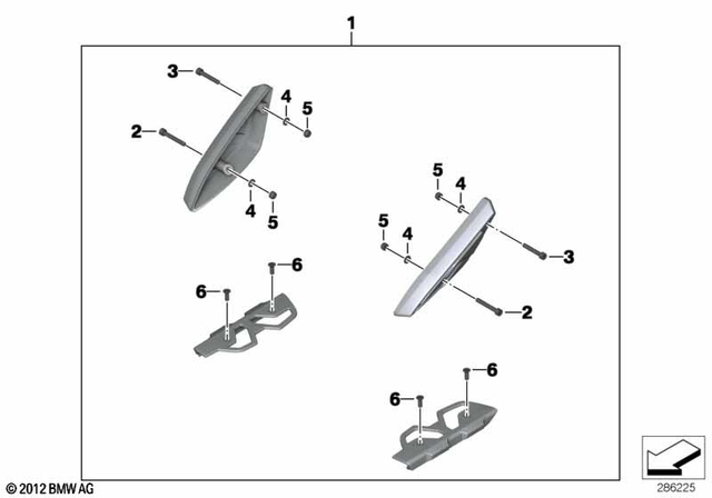 7147152962 - Protection: Countersunk Screw - 6X20 for BMW-Motorrad Image