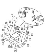 5178109AA - Interior Trim: Seat Cushion Foam for Mopar Image