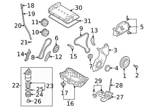 Engine Parts for 2005 Porsche Cayenne #0