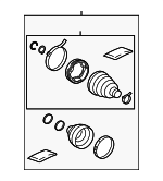 442847066 - Suspension: Boot Kit for Toyota Image