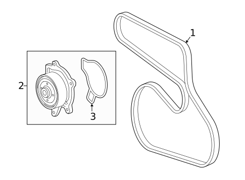 Belts & Pulleys for 2019 Lexus GS300 #0