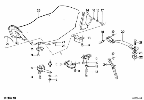 Bench Seat for 1989 BMW-Motorrad K 100 LT #0