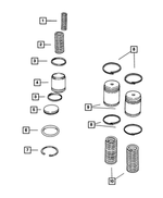 4567575 - Automatic Transaxle 4 Speed: Accumulator Spring for Mopar Image