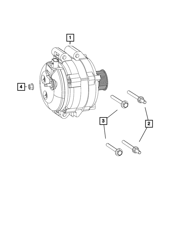 R6029696AA - : Alternator, Remanufactured for Mopar Image