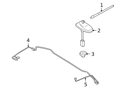 Antenna & Radio for 2011 Mazda CX-7 #0