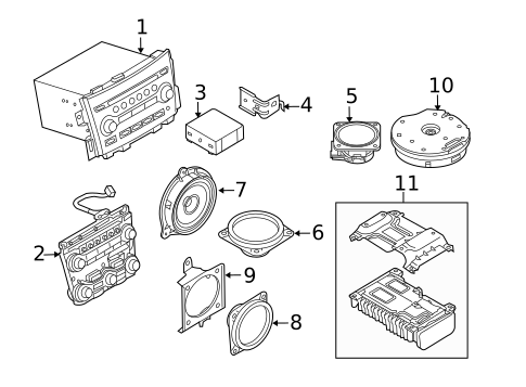 Sound System for 2011 Nissan Murano #0