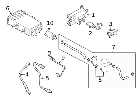 Fuel System Components for 2014 Kia Sportage #1