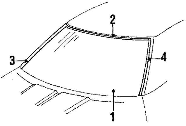 14049031 - Body: Reveal Molding for GM Image