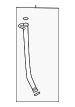 AJ814209 - : Oil Return Tube for Jaguar: F-Pace, XF Image