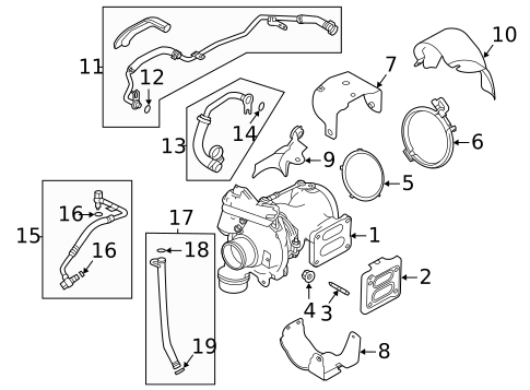 Turbo Charger for 2020 Jaguar XF #0