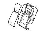 7150848090 - Body: Seat Back Pad for Lexus: RX350, RX350h, RX450h+, RX500h Image