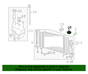 Gto Radiator Cap 2005-2006 Pontiac GTO Radiator Cap 92177005 | OEM Parts Online