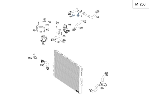Air Pump, Water Pump and Detachable Body Components for 2026 Mercedes-Benz AMG GT 43 #0