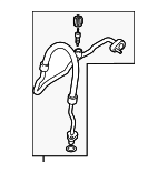 5Q0816743H - HVAC: Center AC Line for Volkswagen: Jetta, Taos Image