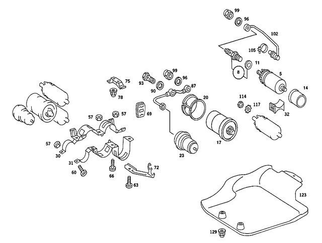 2014702381 - : Holder for Mercedes-Benz Image