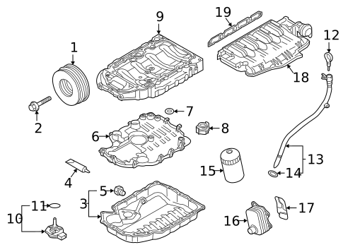 Engine Parts for 2024 Audi A3 Quattro #14
