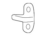 68134189AA - Body: Door Lock Striker Plate for Mopar Image