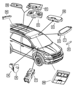 5023945AB - : Courtesy Lamp, Instrument Panel for Mopar Image