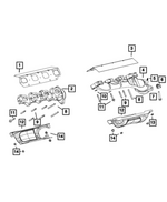 68594017AA - Engine: Exhaust Manifold for Mopar Image