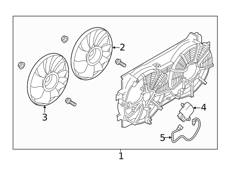 Cooling Fan for 2013 Nissan LEAF #0