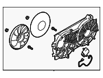 214815SA0A - Cooling System: Fan Assembly for Nissan: LEAF Image
