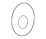 4883813AA - Body: Check Valve Grommet for Chrysler: Concorde, Grand Voyager, Pacifica, PT Cruiser, Town &amp; Country, Voyager | Dodge: B2500, Caravan, Dakota, Grand Caravan, Intrepid, Viper | Jeep: Wrangler Image