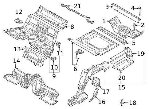 Frame for 2020 Audi A8 Quattro #5