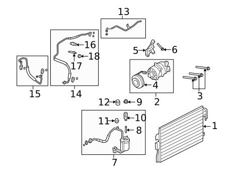 A/C Clutch & Compressor for 2010 Mercury Mariner #0