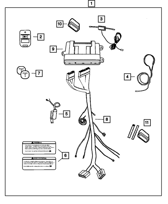 5179437AA - : Wiring Harness for Mopar Image