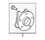4355053030 - Brakes: Hub Assembly for Lexus: IS300, IS350, RC F, RC300, RC350 Image