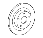 4351653030 - : Disc Brake Rotor for Lexus: GS200t, GS300, GS350, GS450h, IS500, RC200t, RC300, RC350 Image