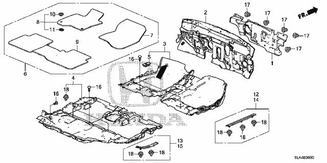 Floor Mat for 2019 Honda CR-V #0