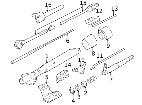 Housing & Components for 1994 Chevrolet S10 #2