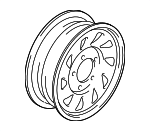 91175609 - Suspension: Wheel, Steel for GM Image