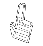 39119819 - : Part# 39119819 Front Driver Side Seat Back Upper Support for Buick: Regal Sportback, Regal TourX Image