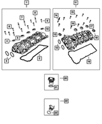 4893800AH - Engine: Cylinder Head Cover for Mopar Image