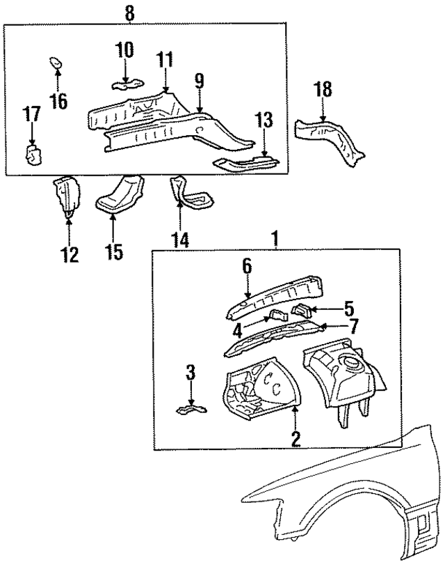 5710250913 - Body: Frame Side Member Assembly for Lexus Image