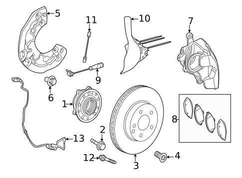 Brake Components for 2021 Mercedes-Benz AMG GT 63 S #0