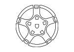 99736215805 - : Wheel for Porsche: Boxster, Cayman Image