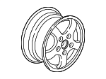 98736213801 - Suspension: Wheel for Porsche: Boxster, Cayman Image