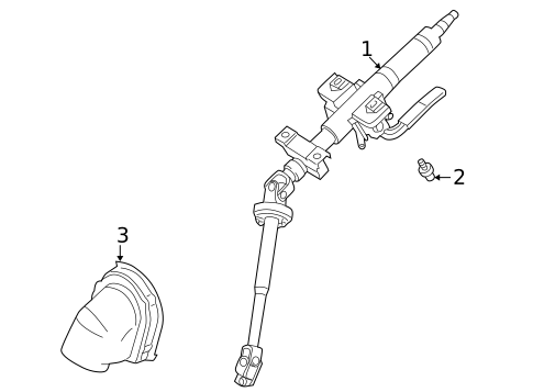 Steering Column Assembly for 2002 Mitsubishi Galant #0