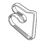 11281437369 - Cooling System: Serpentine Belt for BMW: 318i, 318is, 318ti, Z3 Image